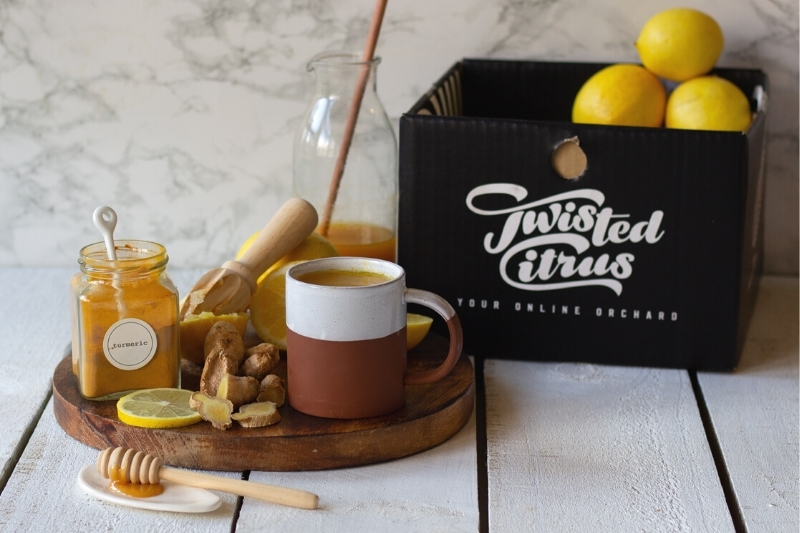 Healthy Tumeric Tonic for winter - Twisted Citrus